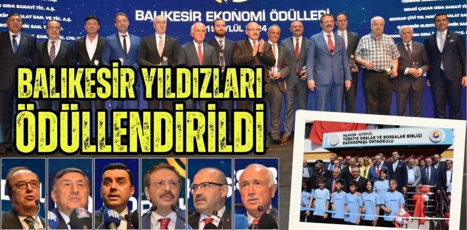 BALIKESİR YILDIZLARI  ÖDÜLLENDİRİLDİ