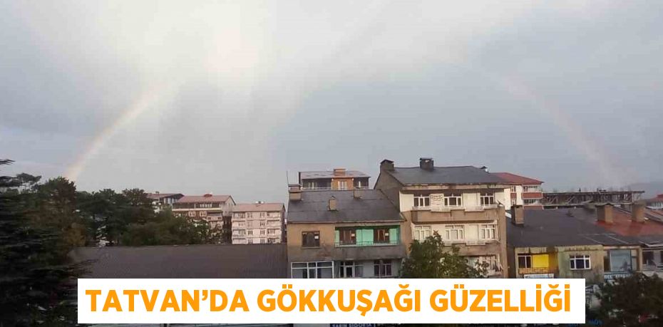 TATVAN’DA GÖKKUŞAĞI GÜZELLİĞİ