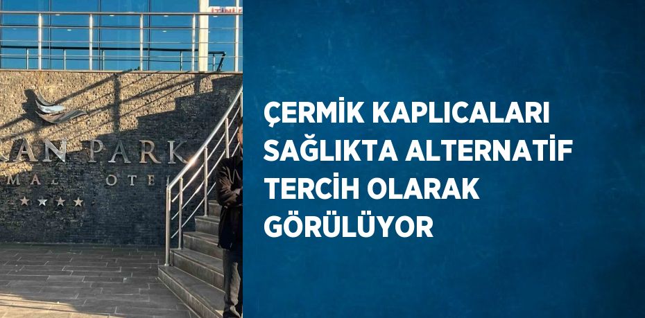 ÇERMİK KAPLICALARI SAĞLIKTA ALTERNATİF TERCİH OLARAK GÖRÜLÜYOR