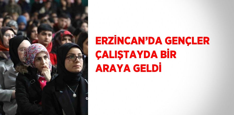 ERZİNCAN’DA GENÇLER ÇALIŞTAYDA BİR ARAYA GELDİ