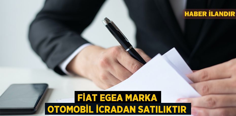 Fiat Egea marka otomobil icradan satılıktır