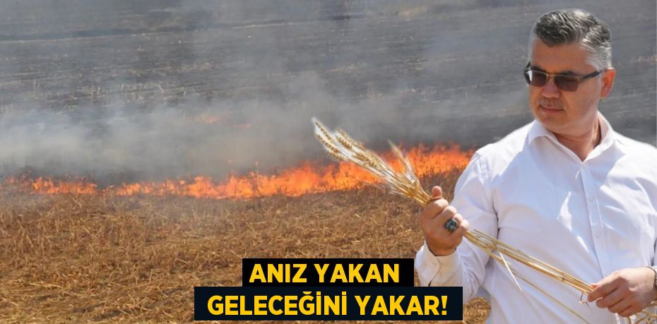 ANIZ YAKAN  GELECEĞİNİ YAKAR!