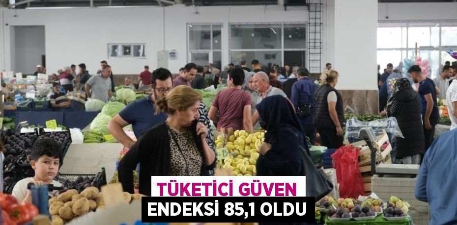 TÜKETİCİ GÜVEN ENDEKSİ 85,1 OLDU