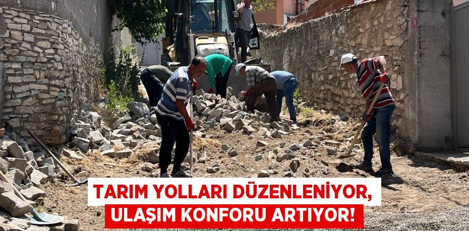 Tarım Yolları Düzenleniyor, Ulaşım Konforu Artıyor!