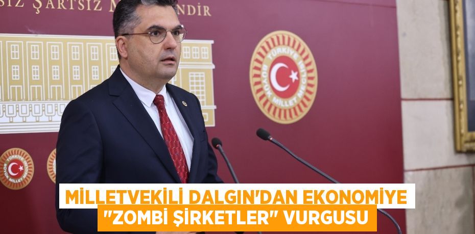 MİLLETVEKİLİ DALGIN'DAN EKONOMİYE "ZOMBİ ŞİRKETLER" VURGUSU