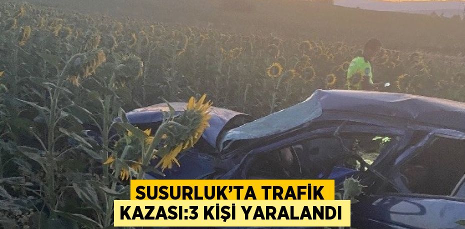 SUSURLUK’TA TRAFİK KAZASI:3 KİŞİ YARALANDI