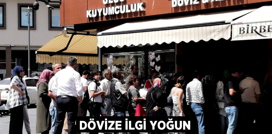 DÖVİZE İLGİ YOĞUN