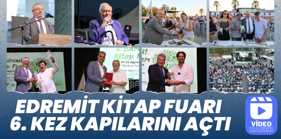 EDREMİT KİTAP FUARI 6. KEZ KAPILARINI AÇTI