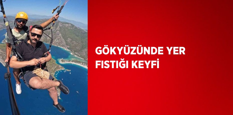 GÖKYÜZÜNDE YER FISTIĞI KEYFİ