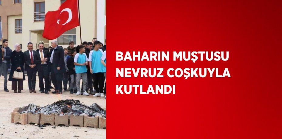 BAHARIN MUŞTUSU NEVRUZ COŞKUYLA KUTLANDI