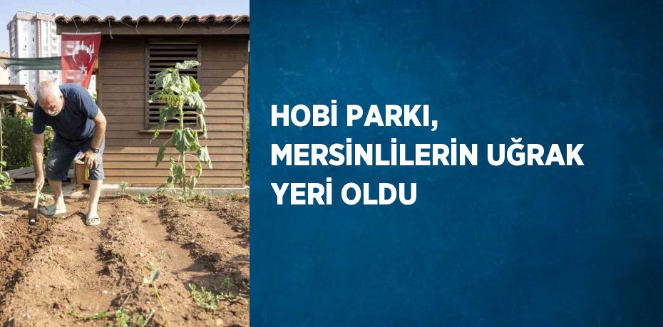 HOBİ PARKI, MERSİNLİLERİN UĞRAK YERİ OLDU