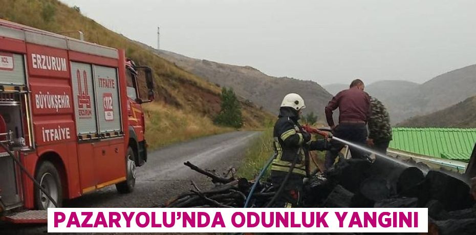 PAZARYOLU’NDA ODUNLUK YANGINI