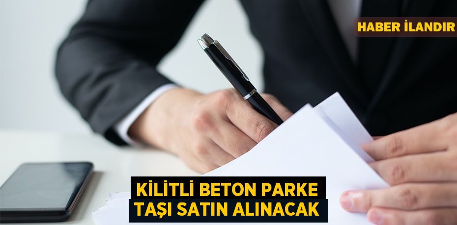 Kilitli Beton Parke Taşı satın alınacak