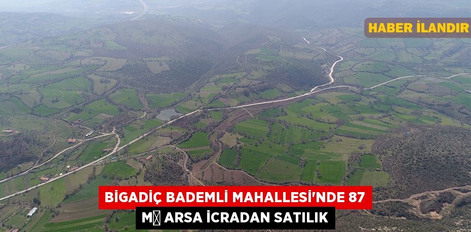 Bigadiç Bademli Mahallesi'nde 87 m² arsa icradan satılık