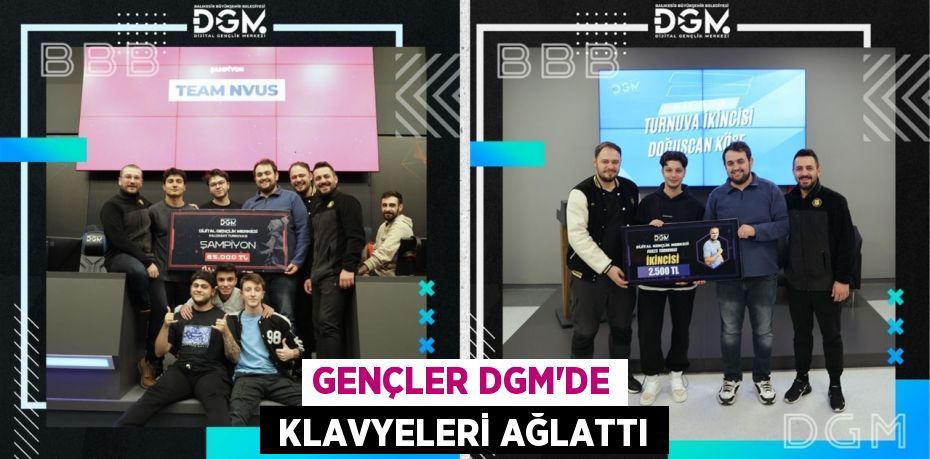 GENÇLER DGM’DE  KLAVYELERİ AĞLATTI