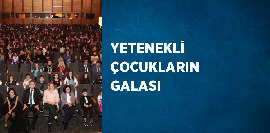 YETENEKLİ ÇOCUKLARIN GALASI