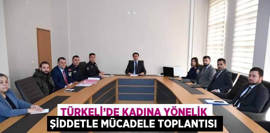 TÜRKELİ’DE KADINA YÖNELİK ŞİDDETLE MÜCADELE TOPLANTISI