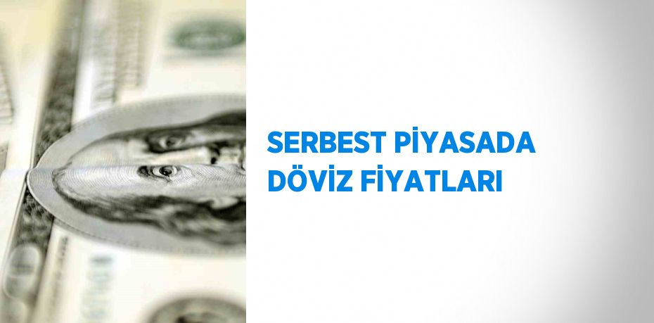 SERBEST PİYASADA DÖVİZ FİYATLARI