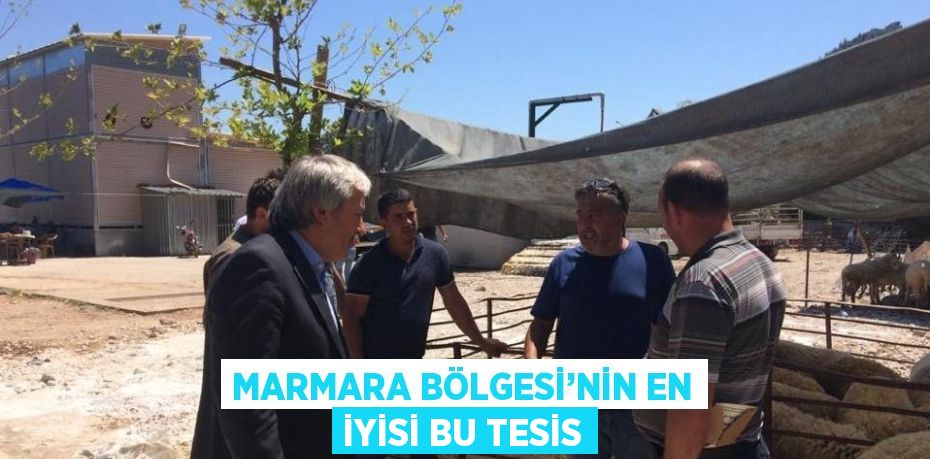 MARMARA BÖLGESİ’NİN EN İYİSİ BU TESİS