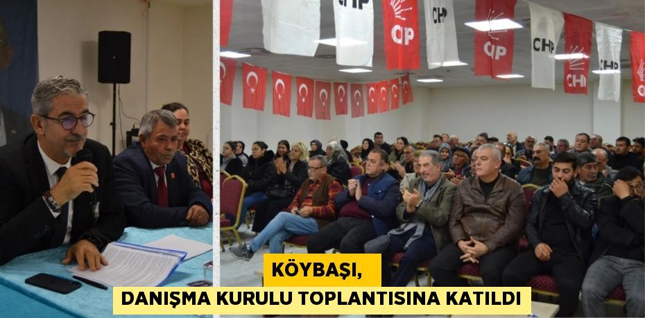 KÖYBAŞI,   DANIŞMA KURULU TOPLANTISINA KATILDI