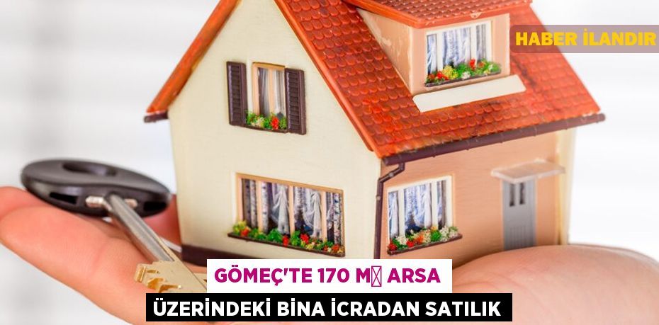 Gömeç'te 170 m² arsa üzerindeki bina icradan satılık