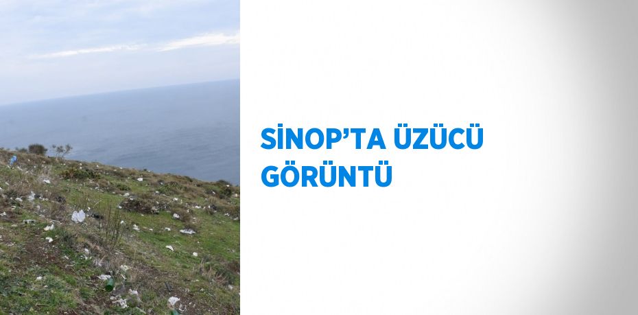 SİNOP’TA ÜZÜCÜ GÖRÜNTÜ