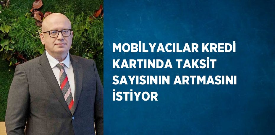 MOBİLYACILAR KREDİ KARTINDA TAKSİT SAYISININ ARTMASINI İSTİYOR