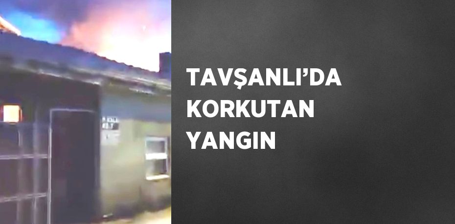 TAVŞANLI’DA KORKUTAN YANGIN