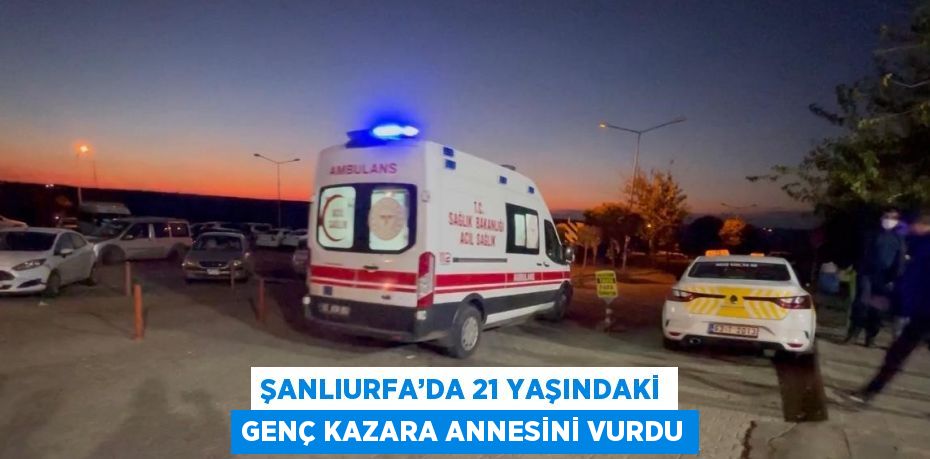 ŞANLIURFA’DA 21 YAŞINDAKİ GENÇ KAZARA ANNESİNİ VURDU