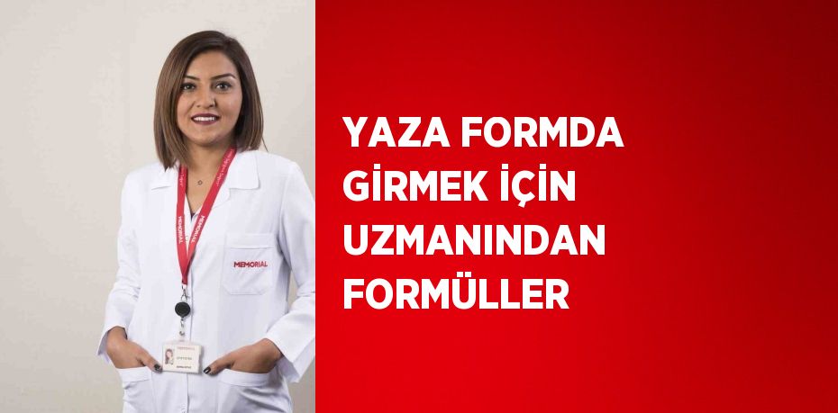 YAZA FORMDA GİRMEK İÇİN UZMANINDAN FORMÜLLER