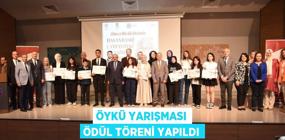 ÖYKÜ YARIŞMASI ÖDÜL TÖRENİ YAPILDI