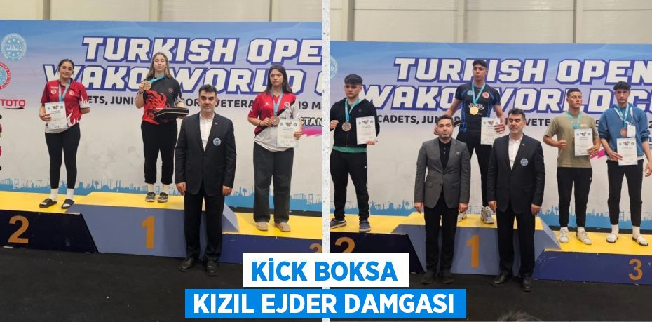 KİCK BOKSA KIZIL EJDER DAMGASI