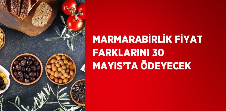 MARMARABİRLİK FİYAT FARKLARINI 30 MAYIS’TA ÖDEYECEK