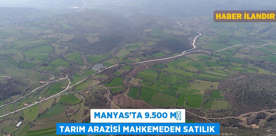 Manyas'ta 9.500 m² tarım arazisi mahkemeden satılık