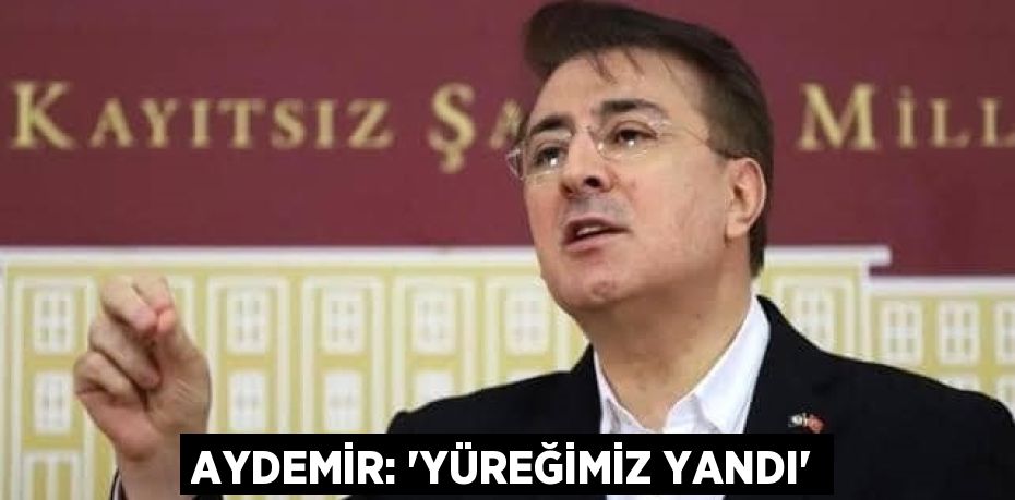 AYDEMİR: 'YÜREĞİMİZ YANDI'