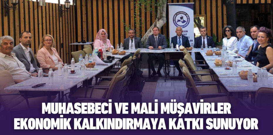 MUHASEBECİ VE MALİ MÜŞAVİRLER  EKONOMİK KALKINDIRMAYA KATKI SUNUYOR