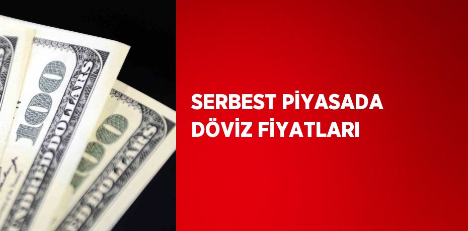 SERBEST PİYASADA DÖVİZ FİYATLARI