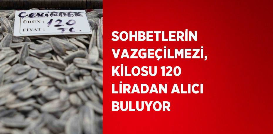 SOHBETLERİN VAZGEÇİLMEZİ, KİLOSU 120 LİRADAN ALICI BULUYOR