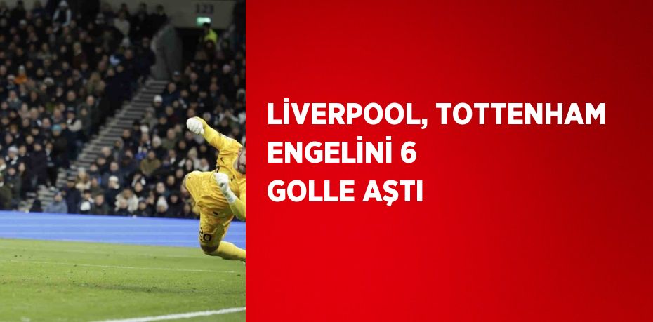 LİVERPOOL, TOTTENHAM ENGELİNİ 6 GOLLE AŞTI