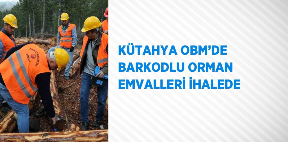 KÜTAHYA OBM’DE BARKODLU ORMAN EMVALLERİ İHALEDE