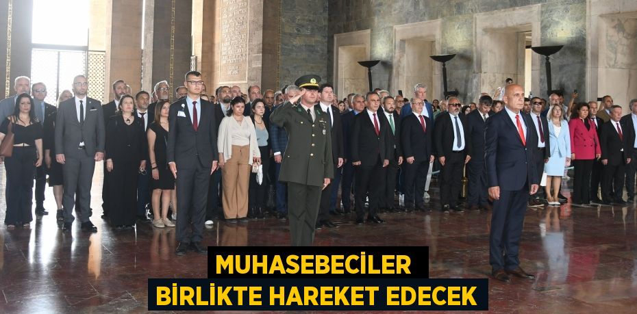 MUHASEBECİLER  BİRLİKTE HAREKET EDECEK