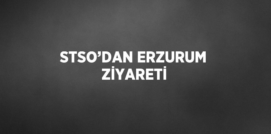 STSO’DAN ERZURUM ZİYARETİ