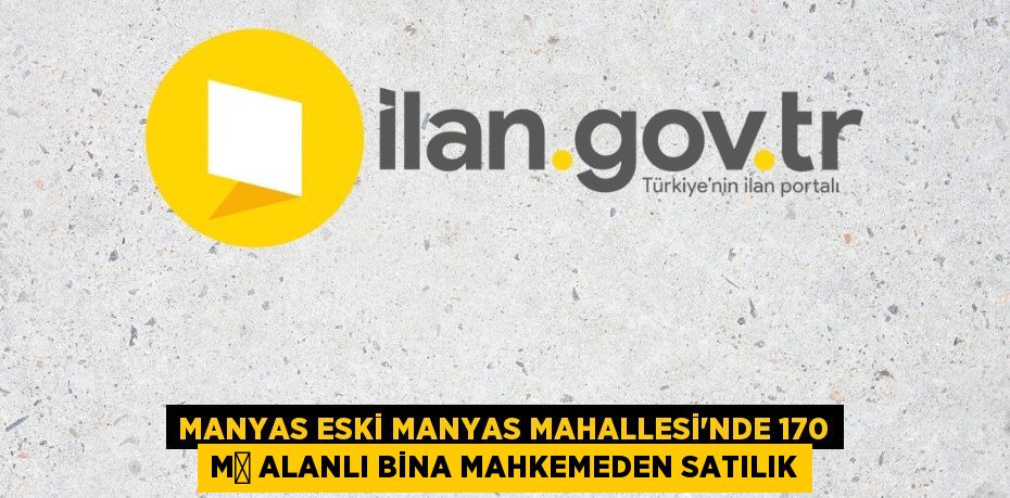 Manyas Eski Manyas Mahallesi'nde 170 m² alanlı bina mahkemeden satılık