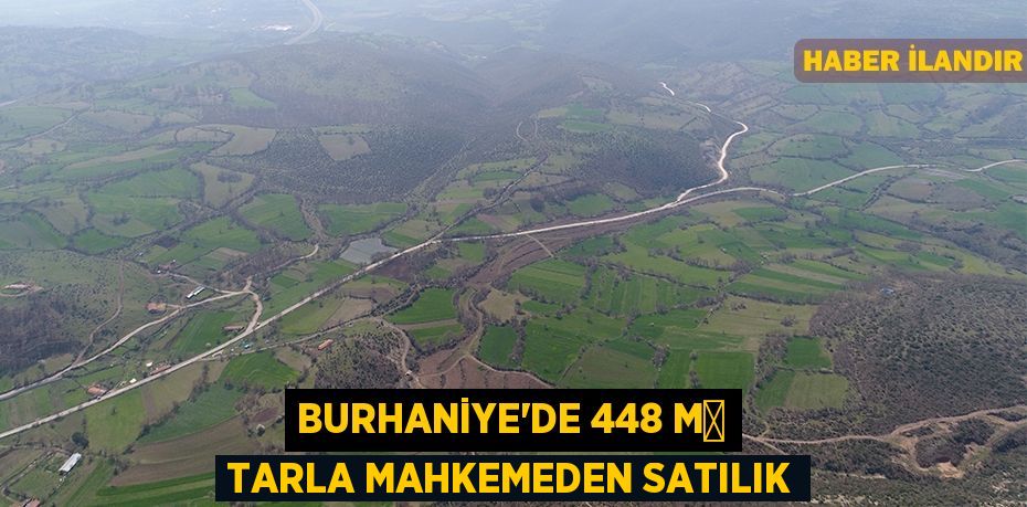 Burhaniye'de 448 m² tarla mahkemeden satılık