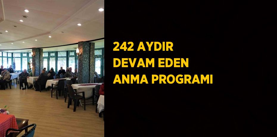 242 AYDIR DEVAM EDEN ANMA PROGRAMI