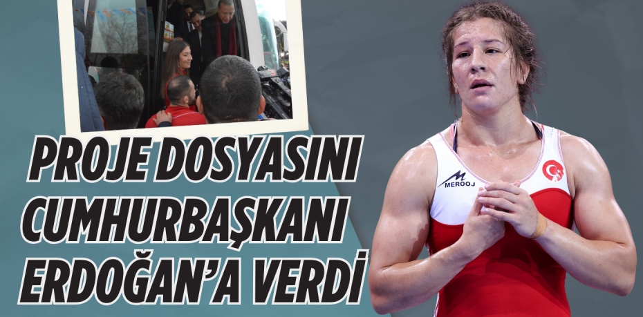 PROJE DOSYASINI  CUMHURBAŞKANI  ERDOĞAN’A VERDİ