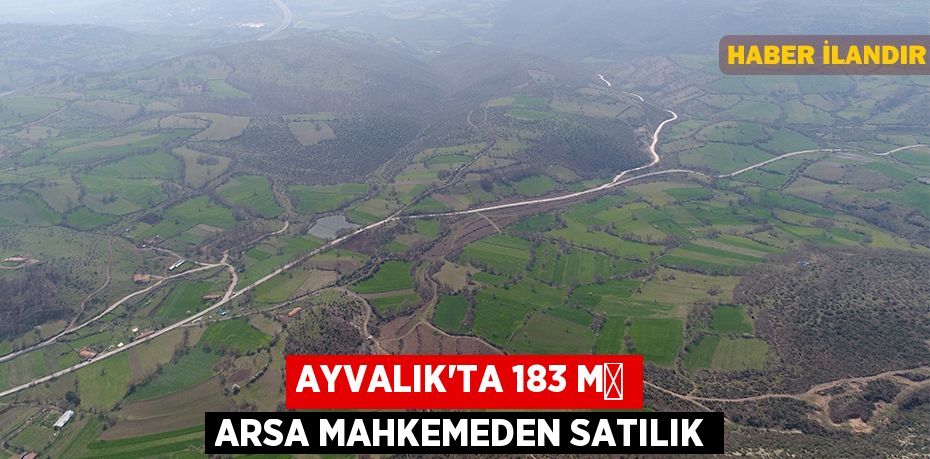 Ayvalık'ta 183 m² arsa mahkemeden satılık