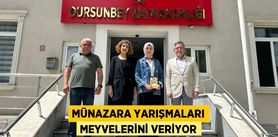 MÜNAZARA YARIŞMALARI MEYVELERİNİ VERİYOR