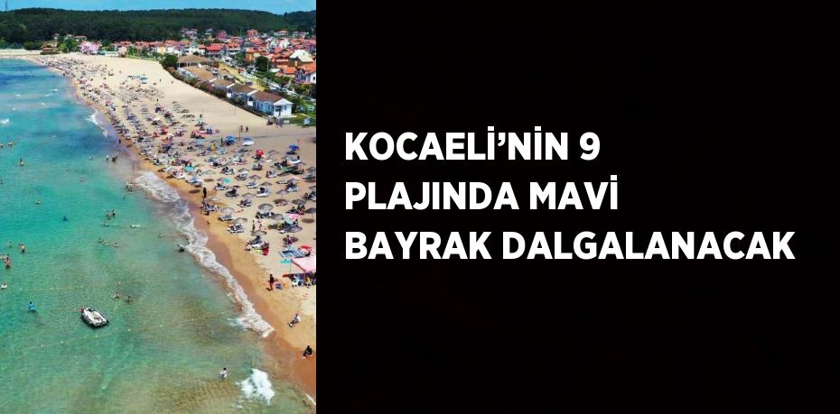 KOCAELİ’NİN 9 PLAJINDA MAVİ BAYRAK DALGALANACAK