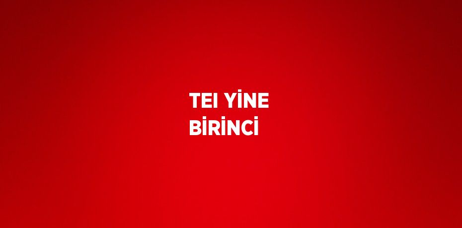 TEI YİNE BİRİNCİ